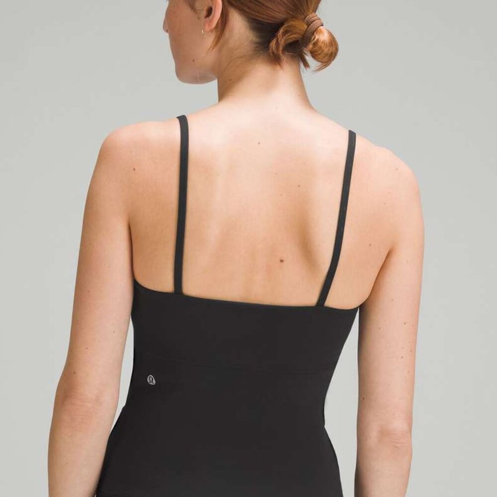 [Lululemon] NWOT Wunder Train Strappy Tank Top Black 4 + Free Lulu Tote Bag - Picture 2 of 7